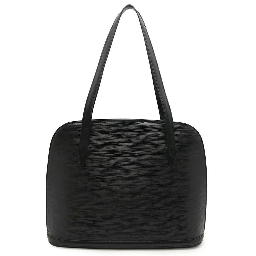 LOUIS VUITTON Epi Lussac Shoulder Bag Tote Leather Noir Black